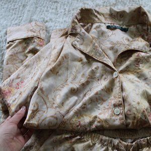 Lauren Ralph Lauren Patterned Long Sleeve/Pant Pajamas